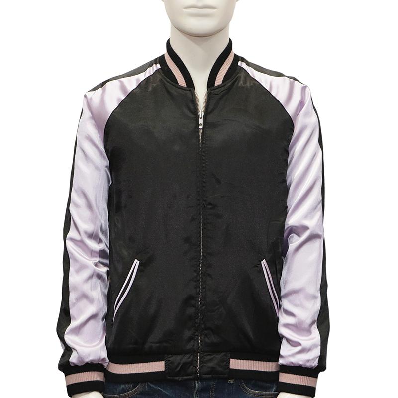 花旅団 スカジャン リバーシブル 刺繍 和柄 龍 風神 雷神 XL 希少】花