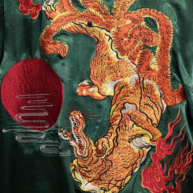 花旅楽団/九尾の狐/スカジャン/SSJ-510/歌川国芳/サトリ