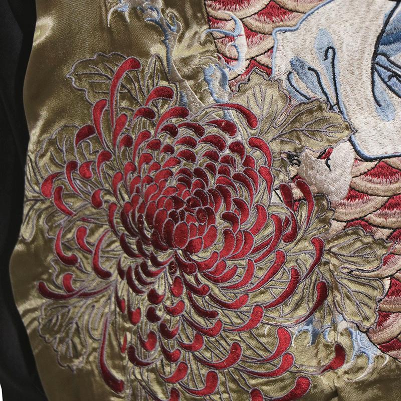 花旅楽団 【レアデザイン】花旅楽団 リバーシブル スカジャン 鯉