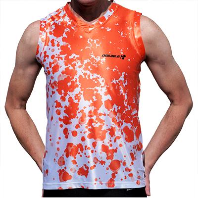 ○Double3 DW3313 MENSノースリーブ 虎 送料無料 59008 : 京都の