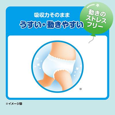 【法人・企業様限定販売】 ネピア やさしい Genki！ゲンキ パンツ Lサイズ (9〜14kg) 44枚×3パック (132枚) 紙パンツ 紙おむつ 送料無料 00811｜kyoto33｜06