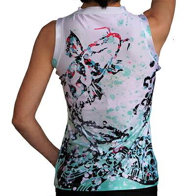 個人様購入可能】○Double3 DW5313 WOMENSノースリーブ 鯉 送料無料