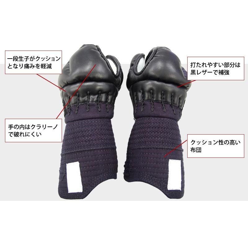 東山堂 7mmミシン刺防具 甲手 剣道具 瞬 機械刺 甲手 <224