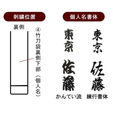 竹刀袋刺繍ネーム 剣道具 寶船 刺繍ネーム 039 Option 京都武道具 Yahoo 店 通販 Yahoo ショッピング