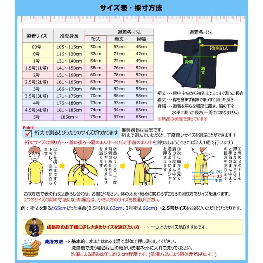 東山堂 定番剣道着 『武マーク』新紺一重剣道着 刺繍ネーム5文字無料