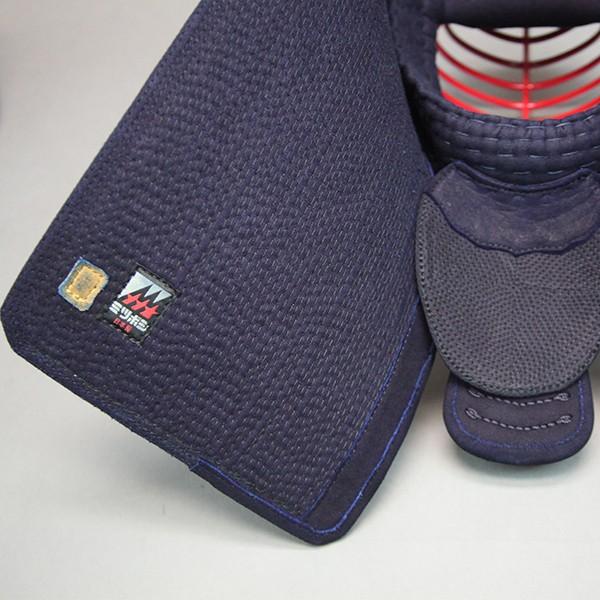 ミツボシ 峰シリーズ 紺鹿革ピッチ刺し 旭峰（きょくほう）面単品