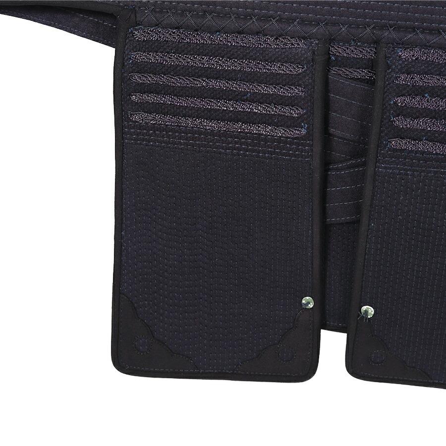 剣道防具！6ミリピッチ織り刺し防具一式セット！Mサイズ！ 西日本武道具 剣道 防具セット 剣道具 防具 一式 迅 6mm 十字