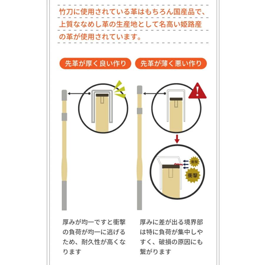 東山堂 [親子割]剣道 竹刀 「新普及型」吟風仕組（完成品）竹刀 28〜36