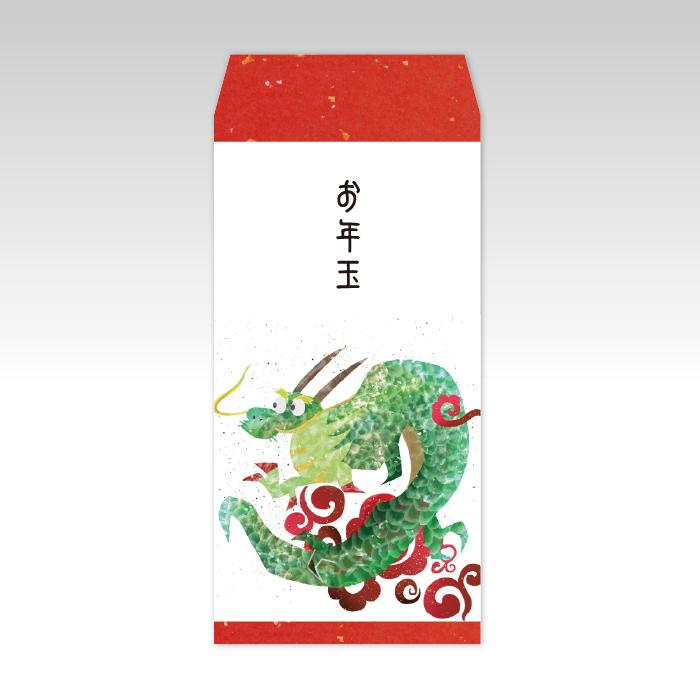 2024年お年玉袋】DRAGON(大)／3枚【和製ポチ袋】 : 京都かみんぐヤフー