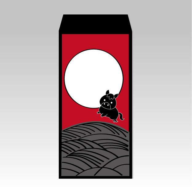 2026年お年玉袋】月と馬(大)／3枚【和製ポチ袋】 : 京都かみんぐヤフー