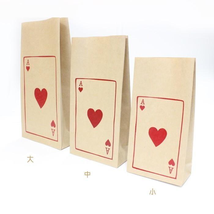 ハートのエース トランプ 紙袋 ペーパーバッグ 角底 100枚入り 大サイズ Rapping 2 京都かみんぐヤフー店 通販 Yahoo ショッピング