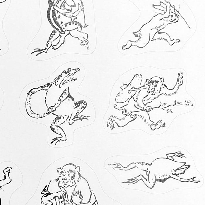 鳥獣戯画／キャラクターシールセット : 京都かみんぐヤフー店 - 通販