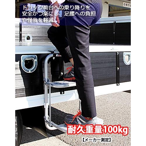 トラック昇降ステップ 荷台 あおり 梯子 ステップス 2-S : 物流 