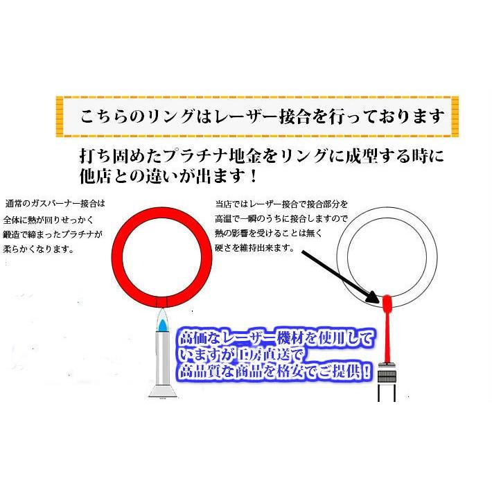 結婚指輪　マリッジリング 鍛造 槌目リング プラチナ pt900 手作り ハンドメイド ペアリング プラチナ PT900 リング｜kyotoj｜08