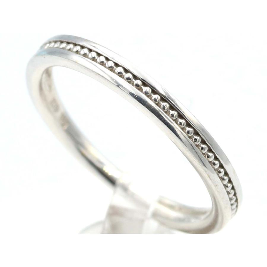 ミル打ち ピンキー リング 指輪 K18 ゴールド 18金 レディース pinky