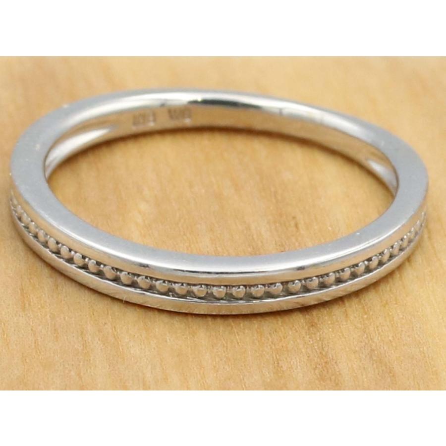 ミル打ち ピンキー リング 指輪 K18 ゴールド 18金 レディース pinky