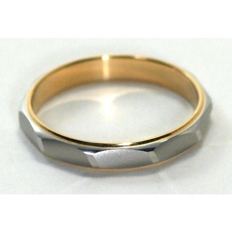 結婚指輪 マリッジリング 「ヤヌス」 ｐｔ900/k18 プラチナ900＆18金 