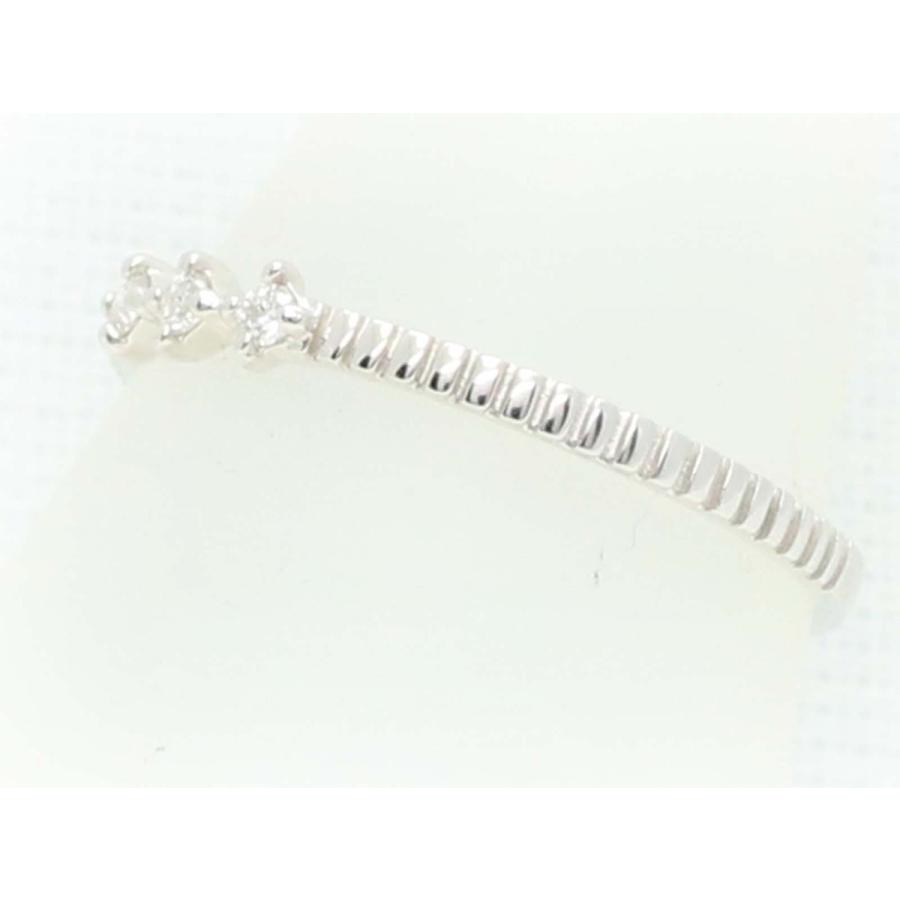 結婚指輪 マリッジリング 婚約指輪 3石 ダイヤ トリロジー エンゲージ