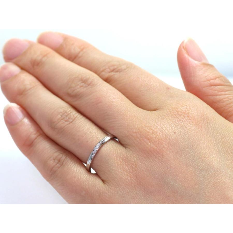 結婚指輪 マリッジリング Pt900 プラチナ リング ダイヤ 入り ペア