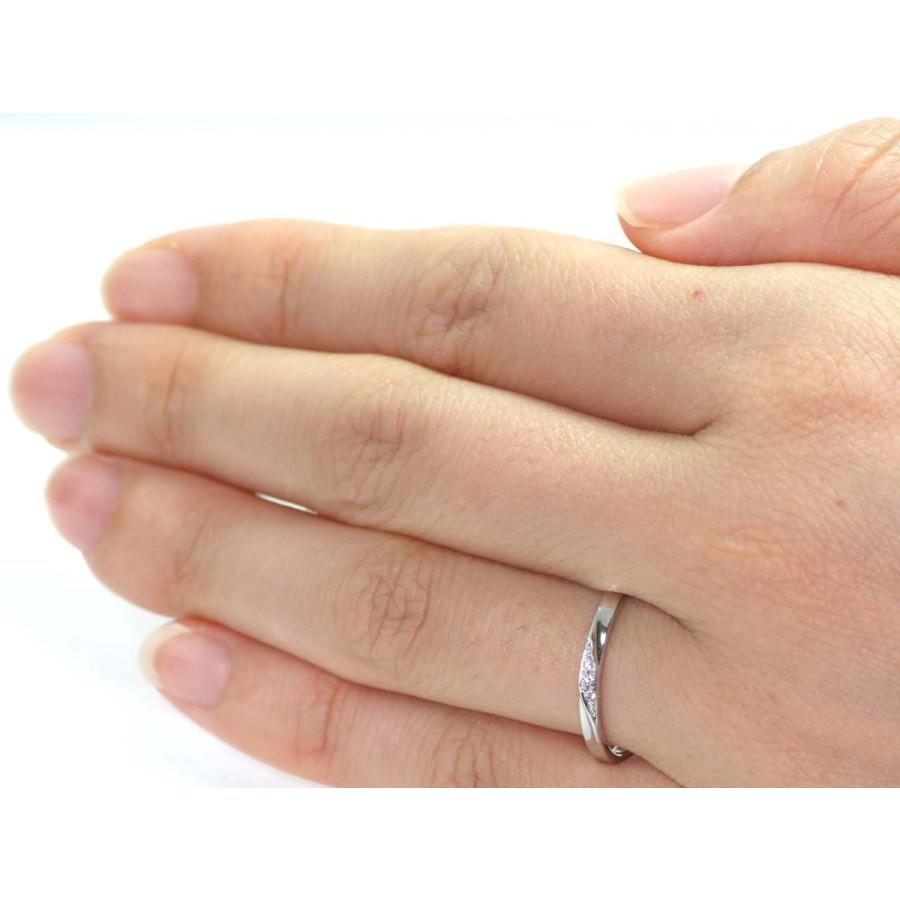 結婚指輪 マリッジリング Pt900 プラチナ リング ダイヤ 入り ペア