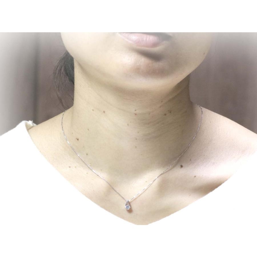K18 ゴールド ダイヤ 0.2ct ネックレス 18金 ダイヤモンド 0.2カラット プチ レディス ジュエリー   ピンクゴールド イエローゴールド ホワイトゴールド PT900 Kの画像
