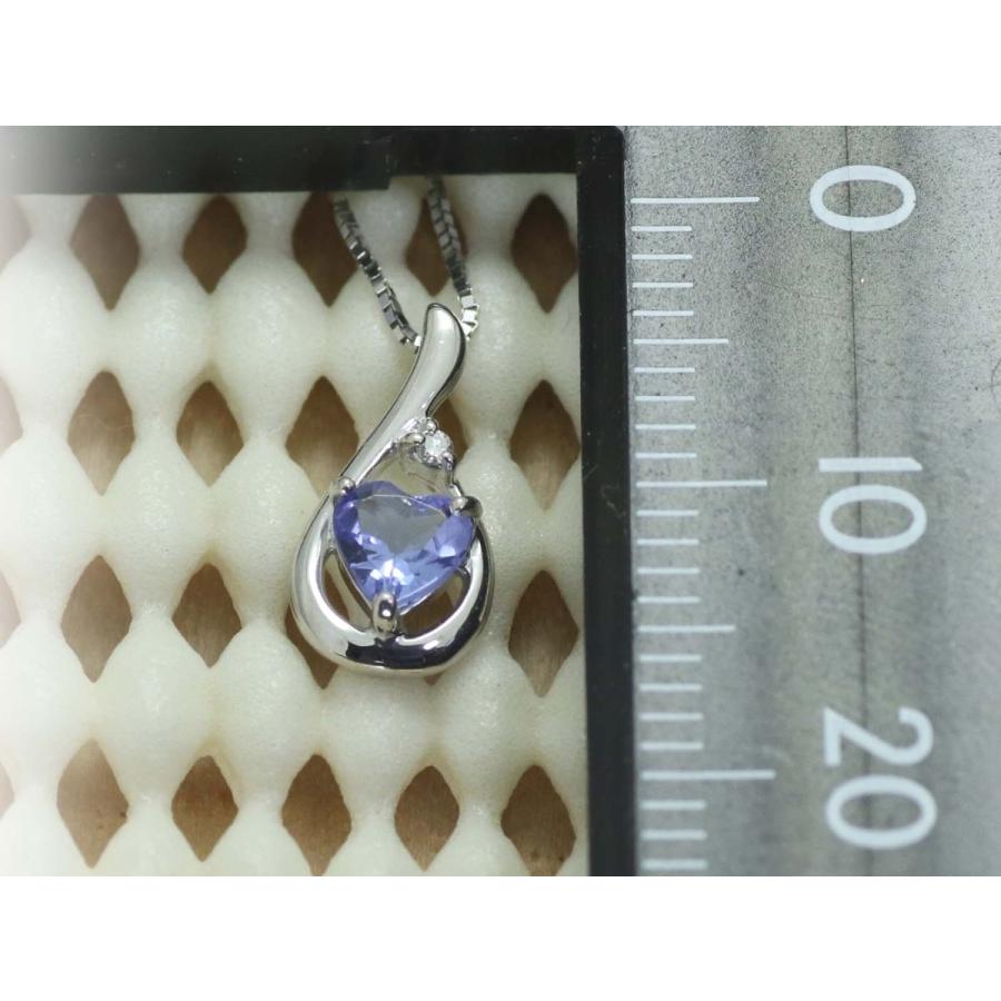 K18 ゴールド タンザナイト ダイヤ 18金 プチ タンザ ダイヤモンド ネックレス ジュエリー   ピンクゴールド イエローゴールド ホワイトゴールド PT900 K10 プラの画像