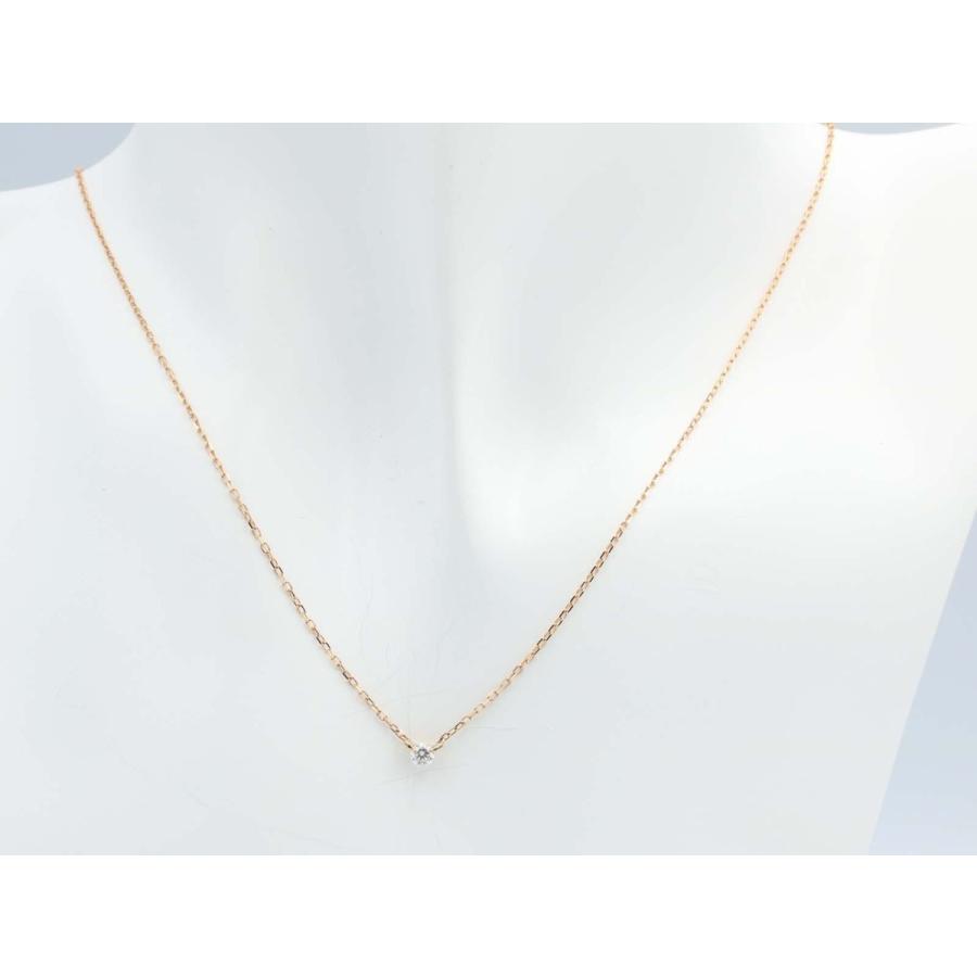 K18 イエローゴールド ピンクゴールド ホワイトゴールド 0.1ct ダイヤ