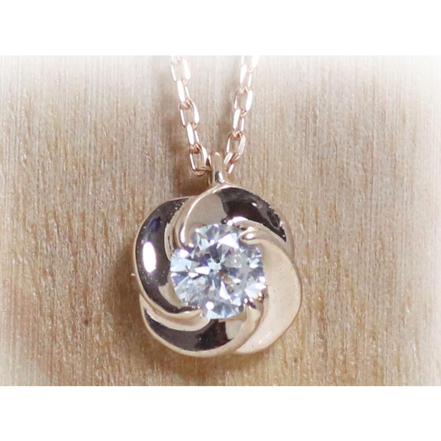 K18 ゴールド 0.1ct ダイヤ 18金 プチ ネックレス ジュエリー  K10 ピンクゴールド イエローゴールド ホワイトゴールド PT900 プラチナ 作成可の画像