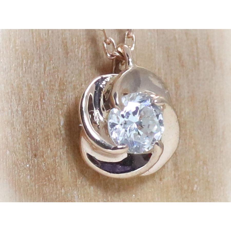 K18 ゴールド 0.1ct ダイヤ 18金 プチ ネックレス ジュエリー  K10 ピンクゴールド イエローゴールド ホワイトゴールド PT900 プラチナ 作成可の画像