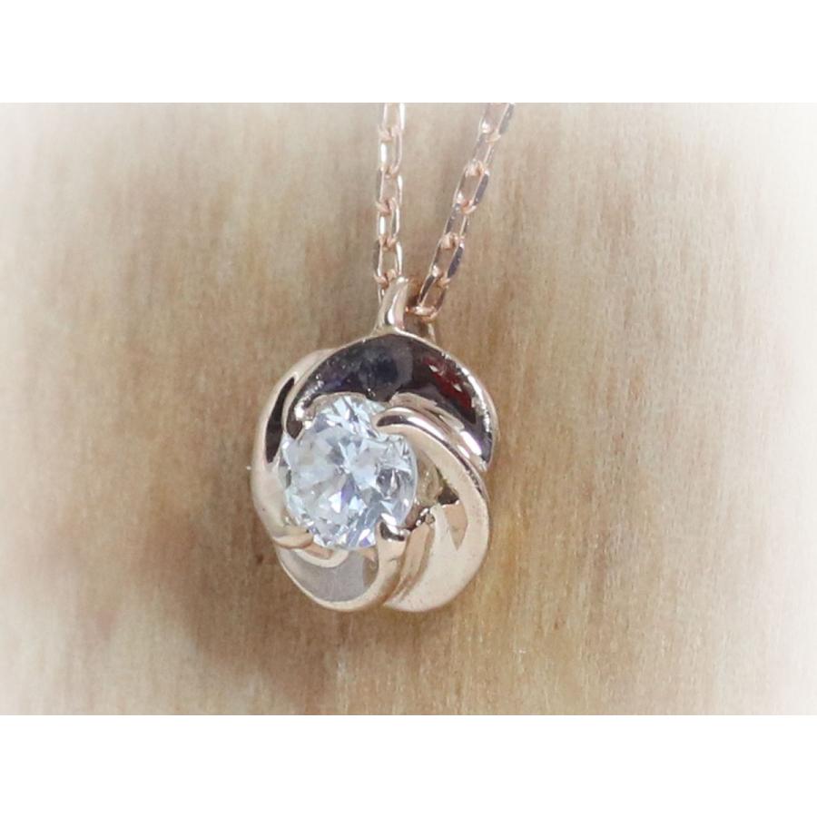K18 ゴールド 0.1ct ダイヤ 18金 プチ ネックレス ジュエリー  K10 ピンクゴールド イエローゴールド ホワイトゴールド PT900 プラチナ 作成可の画像