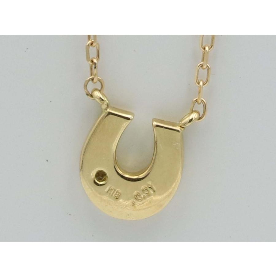 K18 イエローゴールド ピンクゴールド ホワイトゴールド 馬蹄形 馬蹄