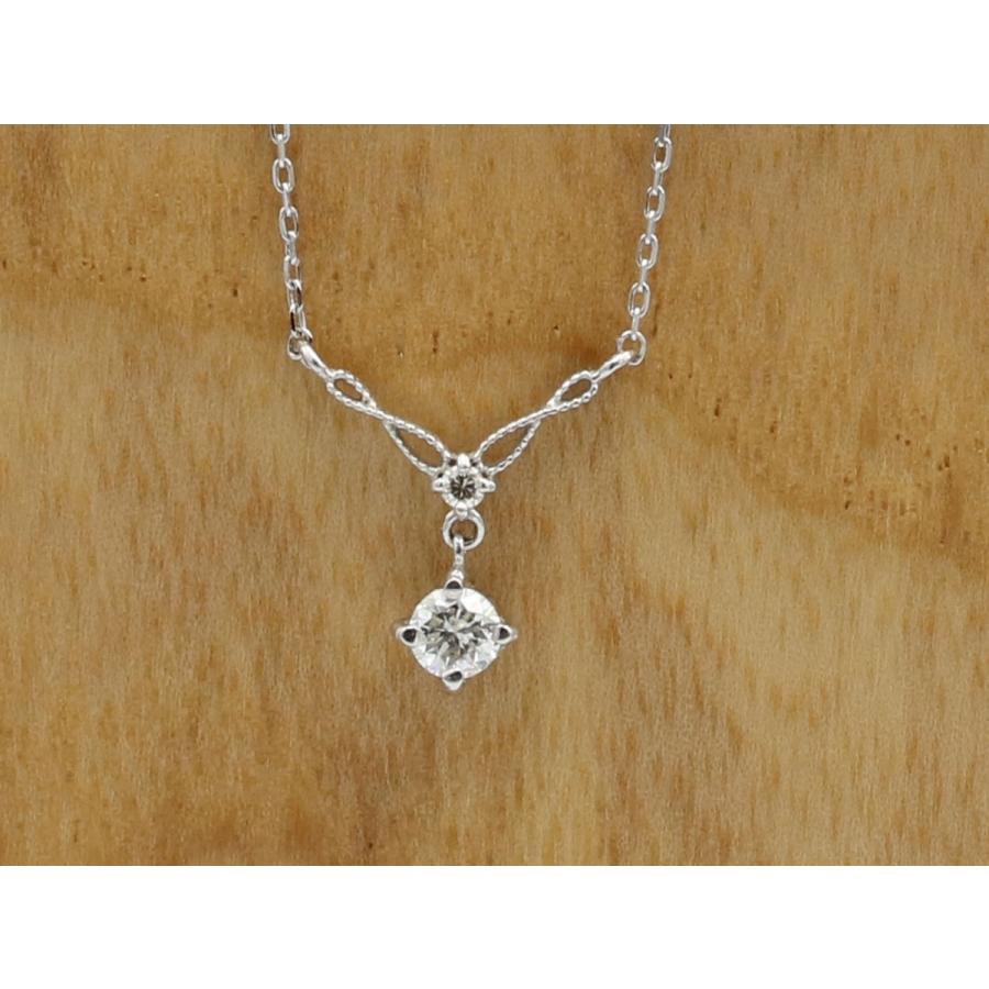 K18 ゴールド ダイヤ 0.1ct ネックレス 18金 ダイヤモンド 0.1カラット プチ ネック レディス ジュエリー   ピンクゴールド イエローゴールド ホワイトゴールドの画像