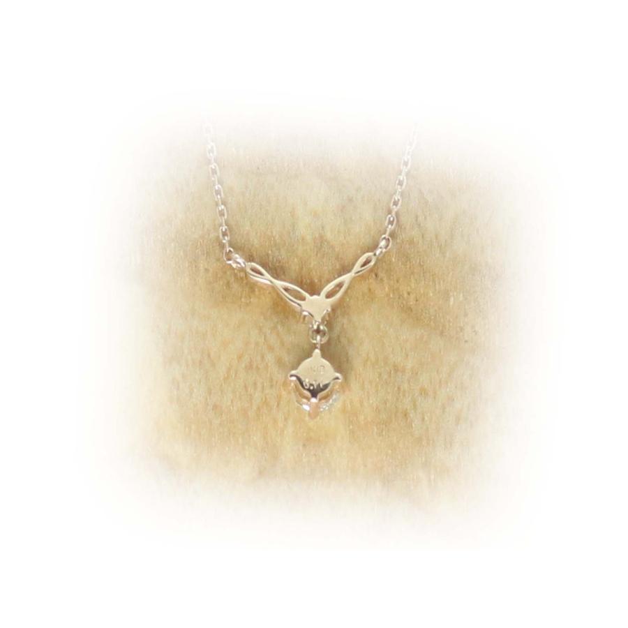K18 ゴールド ダイヤ 0.1ct ネックレス 18金 ダイヤモンド 0.1カラット プチ ネック レディス ジュエリー   ピンクゴールド イエローゴールド ホワイトゴールドの画像