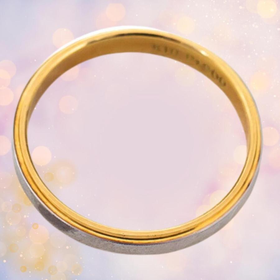 結婚指輪 マリッジリング プラチナ 18金 指輪 ペア 用 PT900 k18