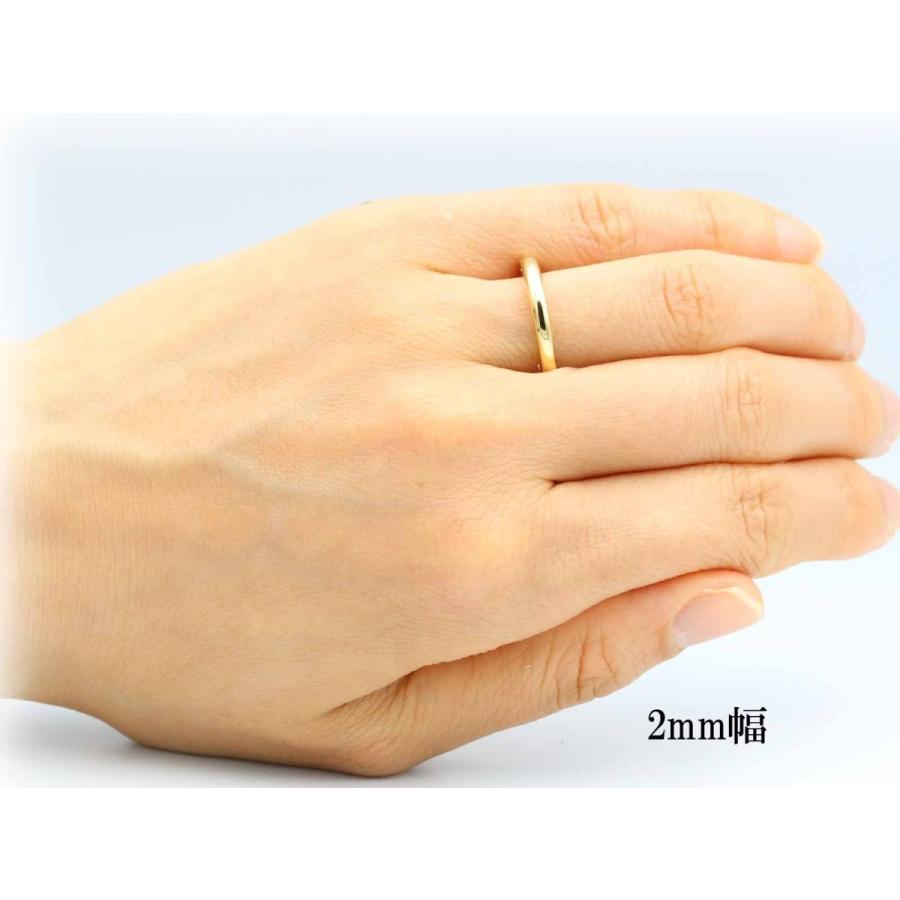 結婚指輪 マリッジリング ペアリング 用 甲丸 リング K18 結婚指輪 マリッジリング ペアリング 用 甲丸 リング K18