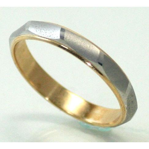 結婚指輪 マリッジリング プラチナ リング pt900 k18 ゴールド コンビ