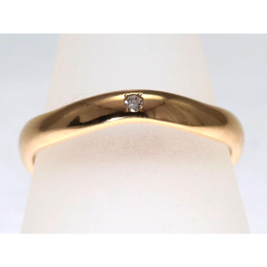 結婚指輪 マリッジリング ピンクゴールド ダイヤ K18 18金 ゴールド ペアリング 用 18k PG 鍛造 甲丸 ダイヤモンド 結婚 指輪 ブライダルリング 刻印無料 リングの画像
