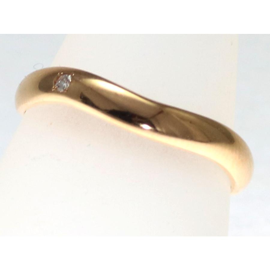結婚指輪 マリッジリング ピンクゴールド ダイヤ K18 18金 ゴールド ペアリング 用 18k PG 鍛造 甲丸 ダイヤモンド 結婚 指輪 ブライダルリング 刻印無料 リングの画像