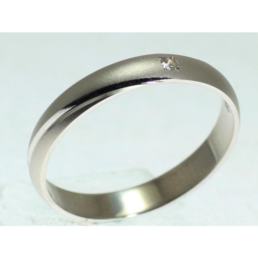 結婚指輪 マリッジリング プラチナ ダイヤ PT900 ペアリング 用 Marriage ring ペア リング 用 鍛造 甲丸 ダイヤモンド 結婚 指輪 ブライダルリング 刻印無料 リの画像