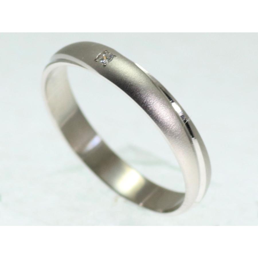結婚指輪 マリッジリング プラチナ ダイヤ PT900 ペアリング 用 Marriage ring ペア リング 用 鍛造 甲丸 ダイヤモンド 結婚 指輪 ブライダルリング 刻印無料 リの画像