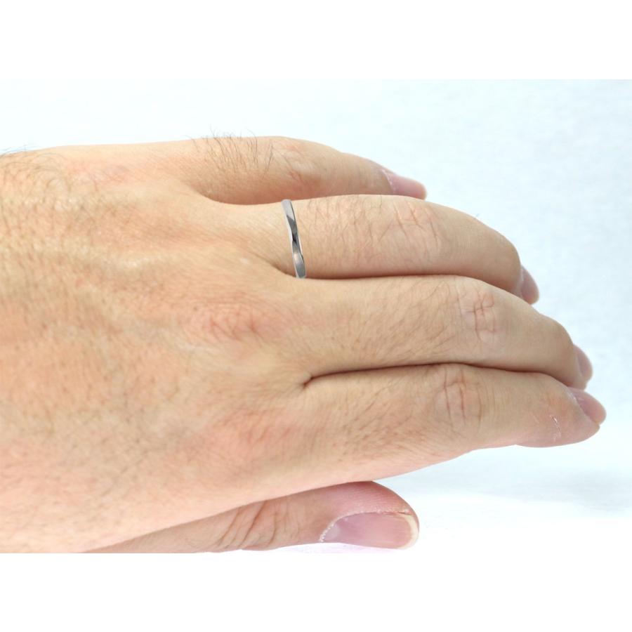 結婚指輪　マリッジリング に プラチナ pt900 リング ペアリング 用 （ 純プラチナ 90％） 「クヌート」 刻印無料 鍛造 甲丸 プラチナリングの画像