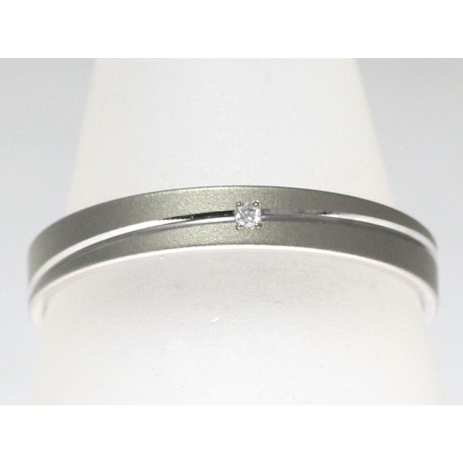 結婚指輪 マリッジリング プラチナ ダイヤ PT900 ペアリング 用 Marriage ring ペア リング 用 鍛造 平打ち ダイヤモンド 結婚 指輪 ブライダルリング 刻印無料の画像