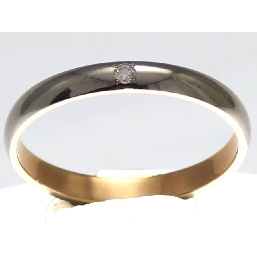 結婚指輪 マリッジリング ペア リング 用 Marriage ring K18 ホワイトゴールド WG 18金 ピンクゴールド PG コンビリング 鍛造 甲丸 結婚 指輪 ブライダルリングの画像