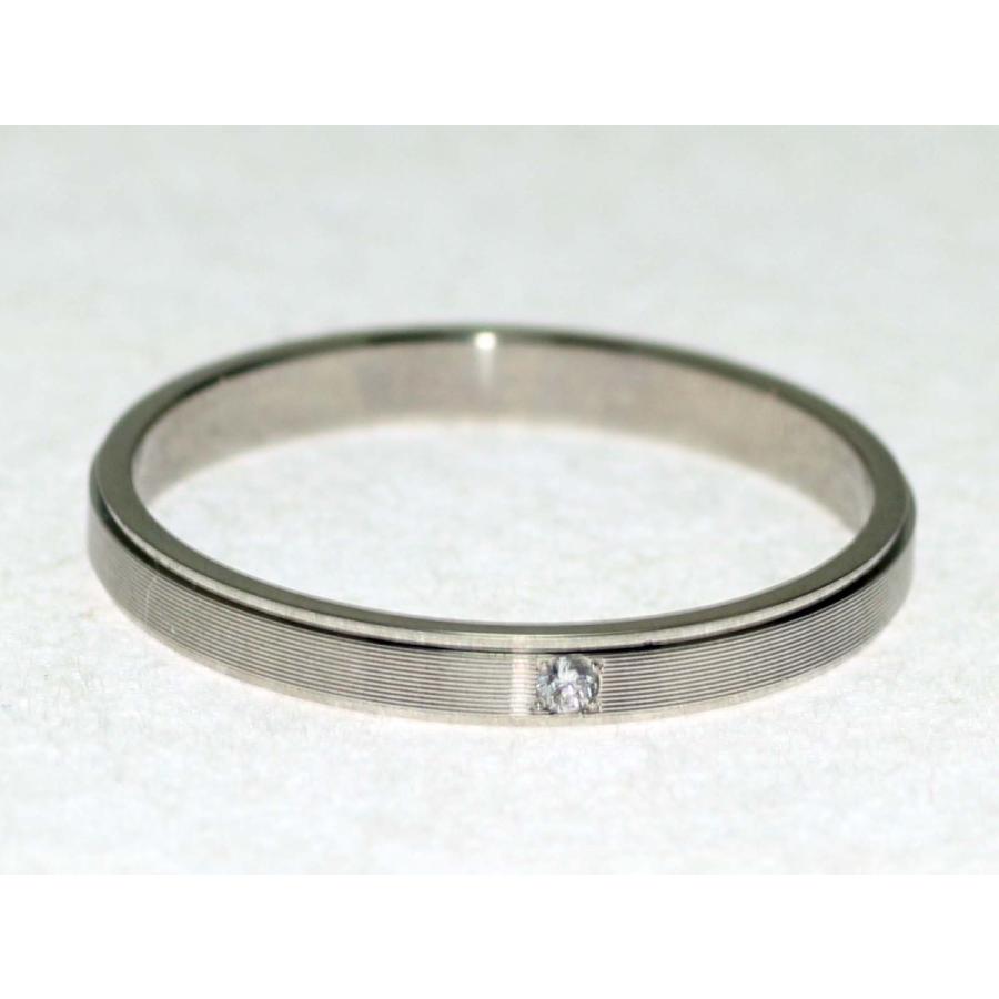 結婚指輪 マリッジリング プラチナ ダイヤ PT900 ペアリング 用 Marriage ring ペア リング 用 鍛造 平打ち ダイヤモンド 結婚 指輪 ブライダルリング 刻印無料の画像