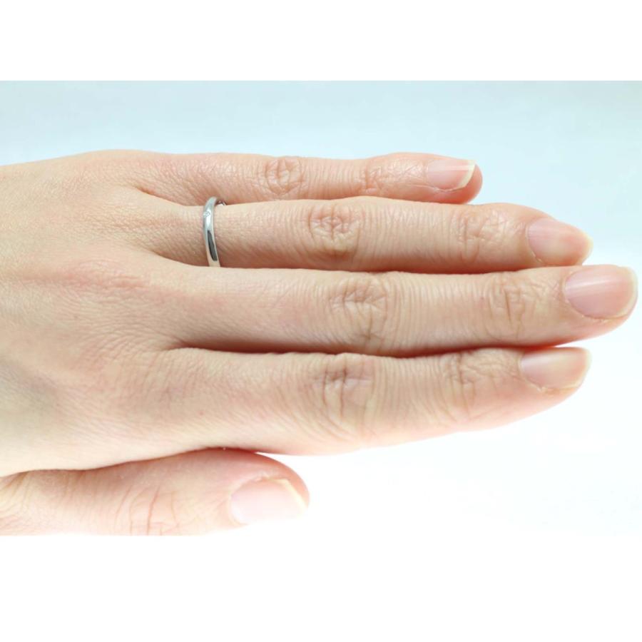 結婚指輪 マリッジリング プラチナ ダイヤ PT900 ペアリング 用 Marriage ring ペア リング 用 鍛造 甲丸 ダイヤモンド 結婚 指輪 ブライダルリング 刻印無料 リの画像