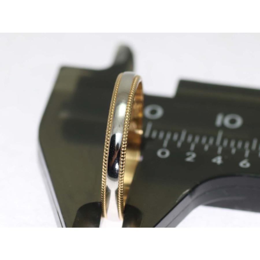 結婚指輪 マリッジリング プラチナ ゴールド コンビリング PT900 K18 18金 ペアリング 用  Marriage ring ペア リング 用 18k 鍛造 甲丸  結婚 指輪 ブライダルの画像