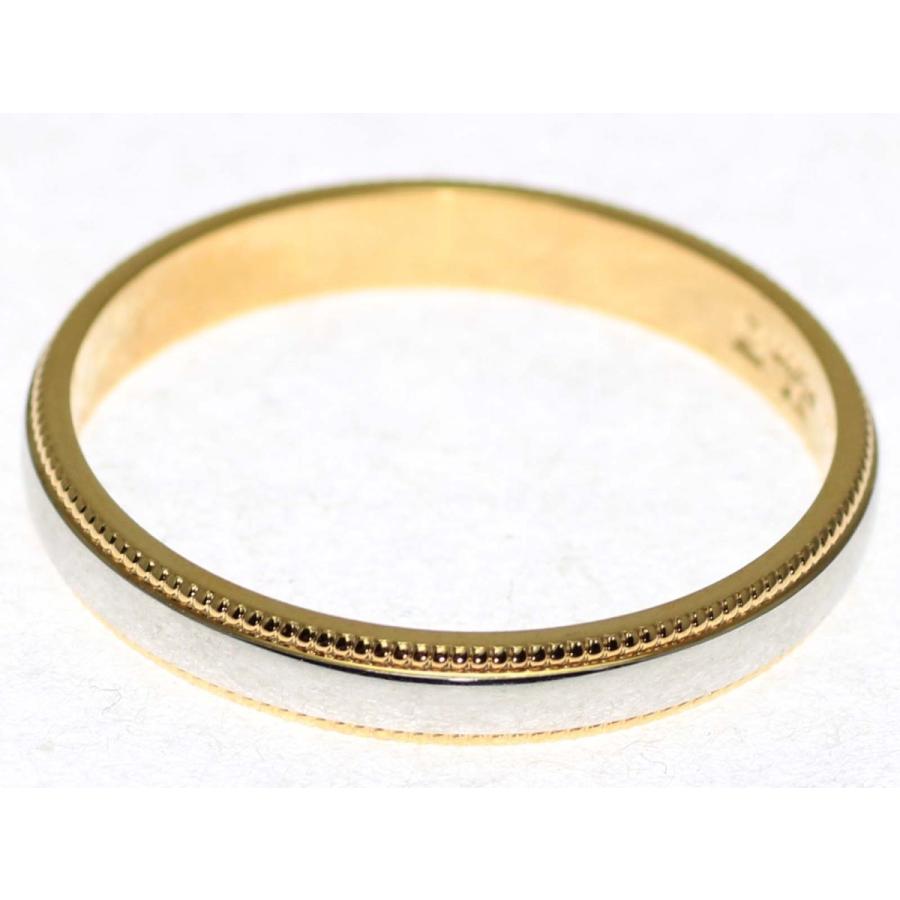 結婚指輪 マリッジリング プラチナ ゴールド コンビリング PT900 K18 18金 ペアリング 用  Marriage ring ペア リング 用 18k 鍛造 甲丸  結婚 指輪 ブライダルの画像
