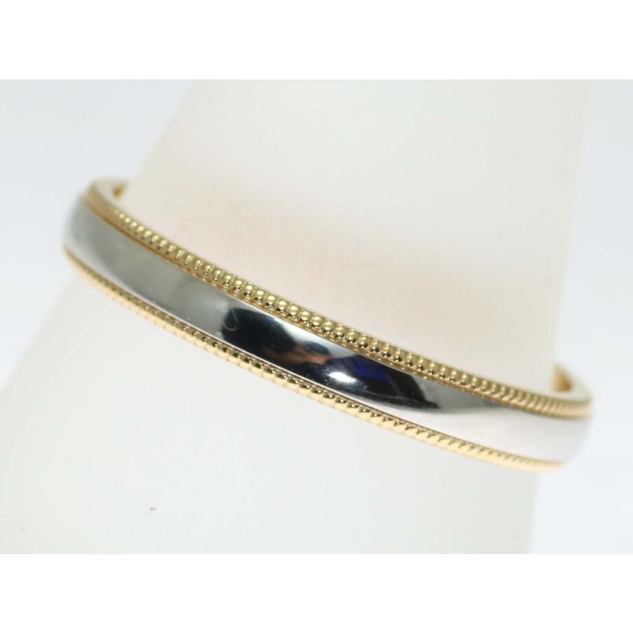 結婚指輪 マリッジリング プラチナ ゴールド コンビリング PT900 K18 18金 ペアリング 用  Marriage ring ペア リング 用 18k 鍛造 甲丸  結婚 指輪 ブライダルの画像