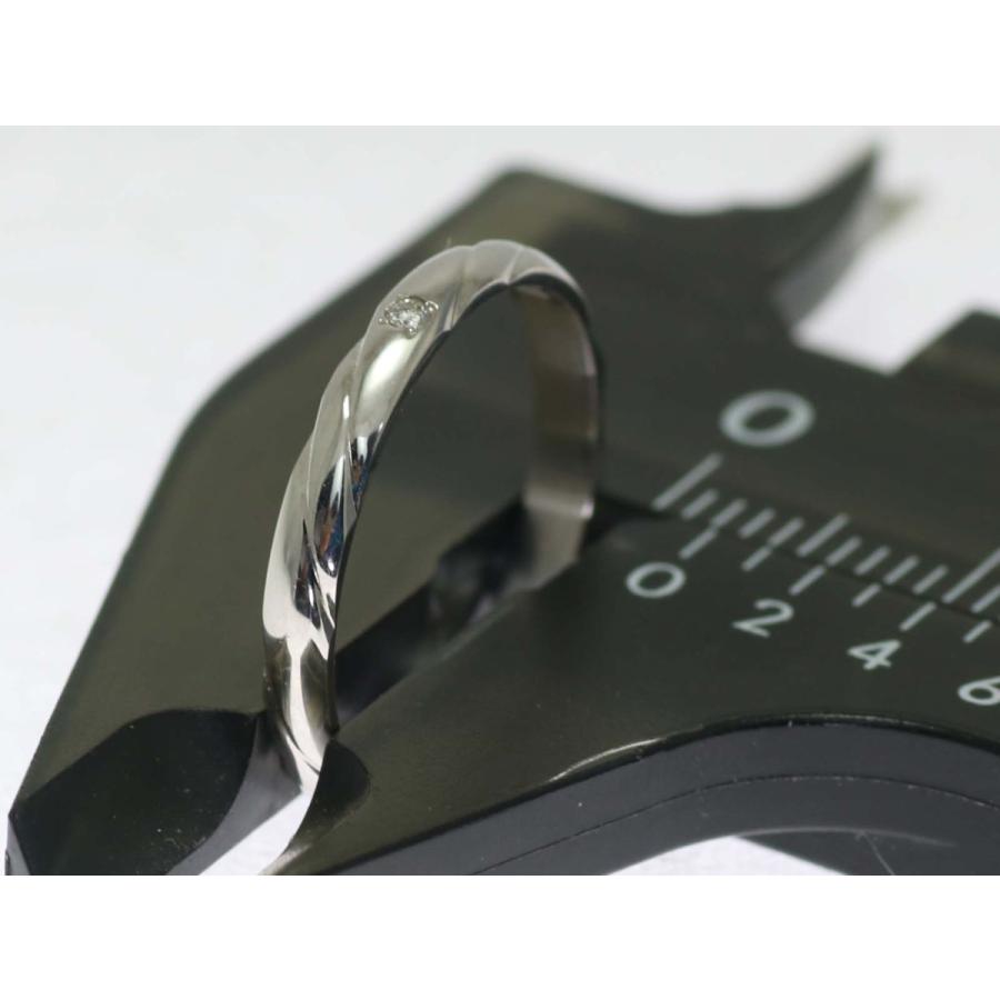 結婚指輪 マリッジリング プラチナ ダイヤ PT900 ペアリング 用 Marriage ring ペア リング 用 鍛造 甲丸 ダイヤモンド 結婚 指輪 ブライダルリング 刻印無料 リの画像