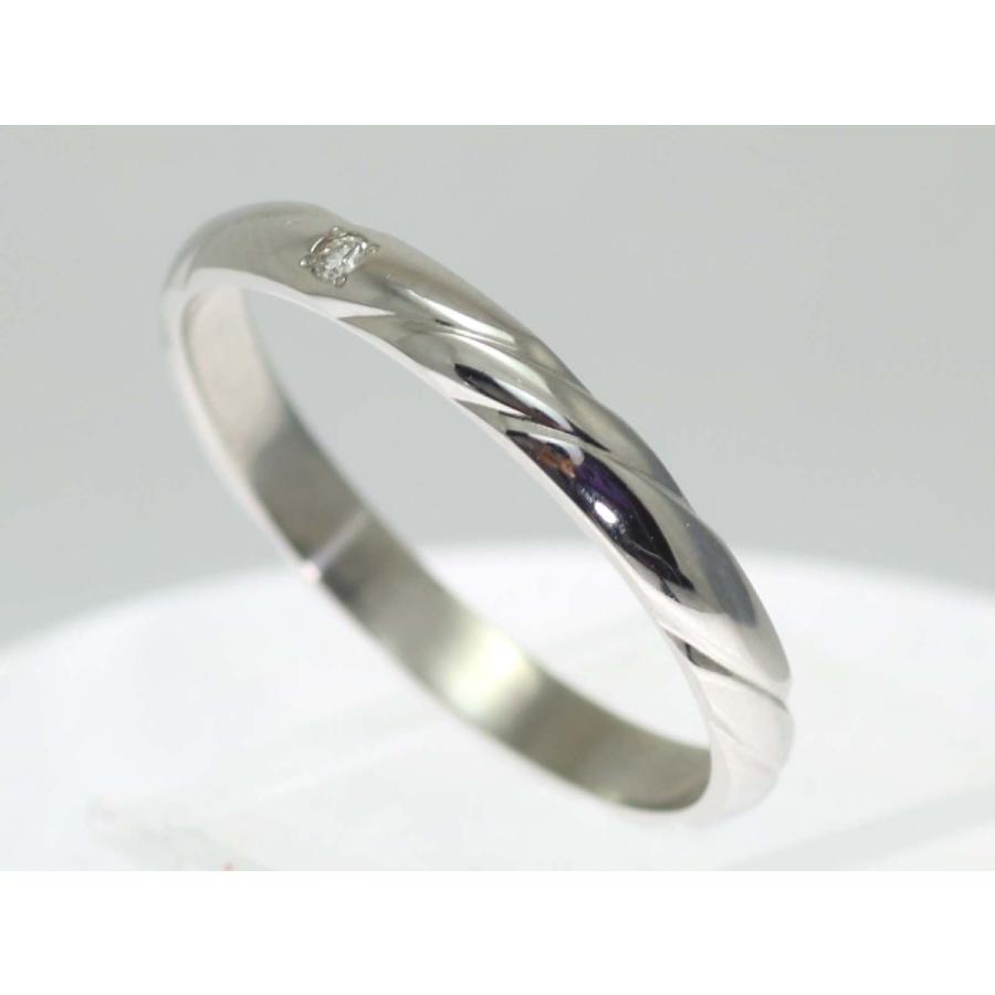結婚指輪 マリッジリング プラチナ ダイヤ PT900 ペアリング 用 Marriage ring ペア リング 用 鍛造 甲丸 ダイヤモンド 結婚 指輪 ブライダルリング 刻印無料 リの画像